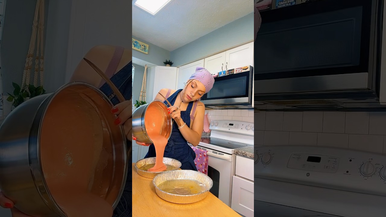 Got Blazed 💨 and made Strawberry Cream Cheesecake 👀🔥 