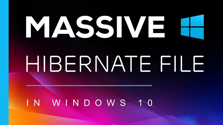 Remove That Massive Windows Hibernate File