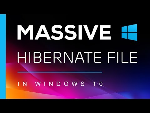 Video: How To Delete The Hibernation File