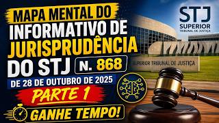 MAPA MENTAL DE INFORMATIVO DO STJ 868/25-PARTE 1/2