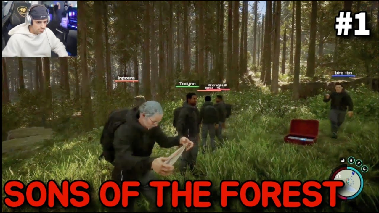 LOUD CORINGA jogando SONS OF THE FOREST com os CRIAS DA FRANÇA - Parte #1