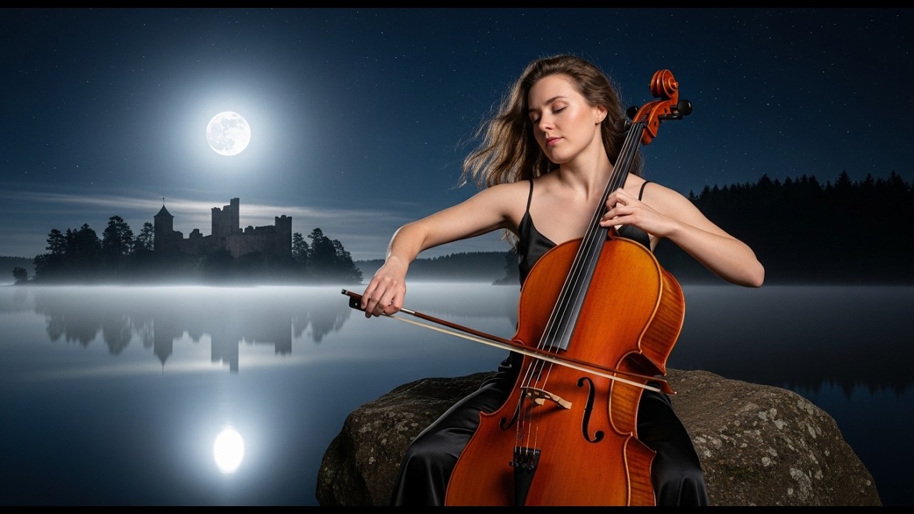 🎻🎹 Виолончель и фортепиано ночью – ностальгическая музыка для сна и снятия стресса