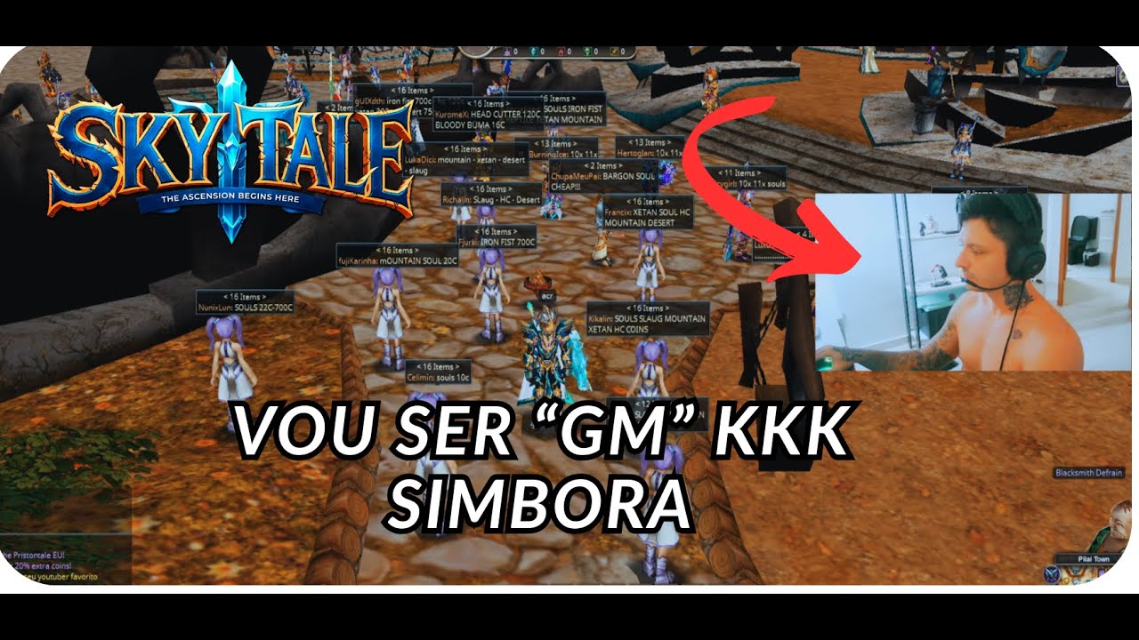 VOU SER "GM" DE UM SERVIDOR DE PRISTON ! ABRE hoje SKY TALE AS 17 HORAS