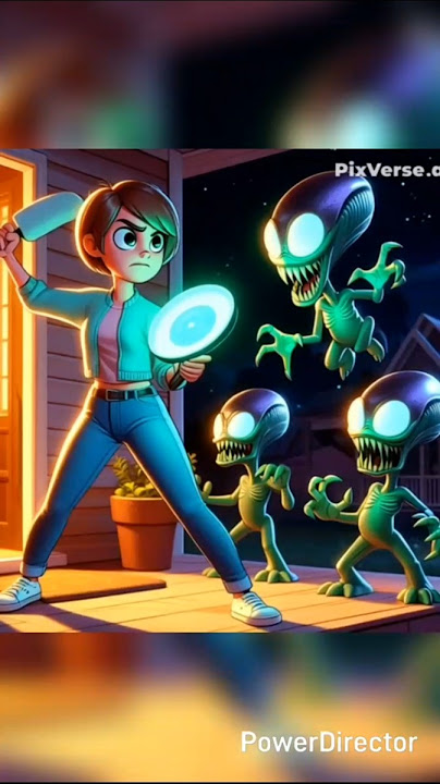 'Mom Defeats Aliens in 15 Seconds – Funny Animation!'#shorts #kidsshorts #animation