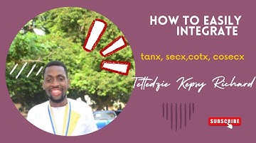 Integration of tanx,  cotx,  secx,  cosecx