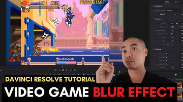 Davinci Resolve Video Game Background Blur (How To Blur Background) | Davinci Resolve Tutorial