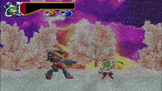 [N64 4K] Mischief Makers - Mt. Snow: Stage 8 - LUNAR!!