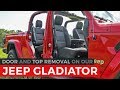 How To Remove The Top And Doors On Your Jeep Gladiator