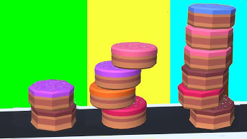 Cake Tower Android Gameplay - Stack & Build Coloful Cake Towers