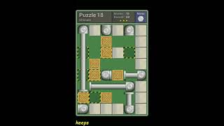Pushing Machine (Ultimate) Level Puzzle 18 - Perfect Solution