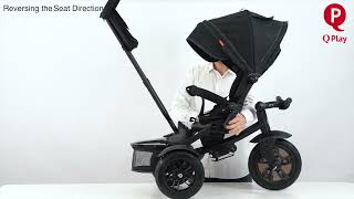 Triciclo Passeggino 6 In 1 AIYAPLAY Per Bambini 1-5 Anni - Sedile Girevole, Pieghevole, Fino A 25kg