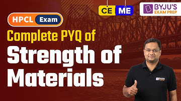 HPCL 2022 | Strength of Materials (SOM) Previous Year Questions | HPCL Civil (CE) & Mechanical (ME)