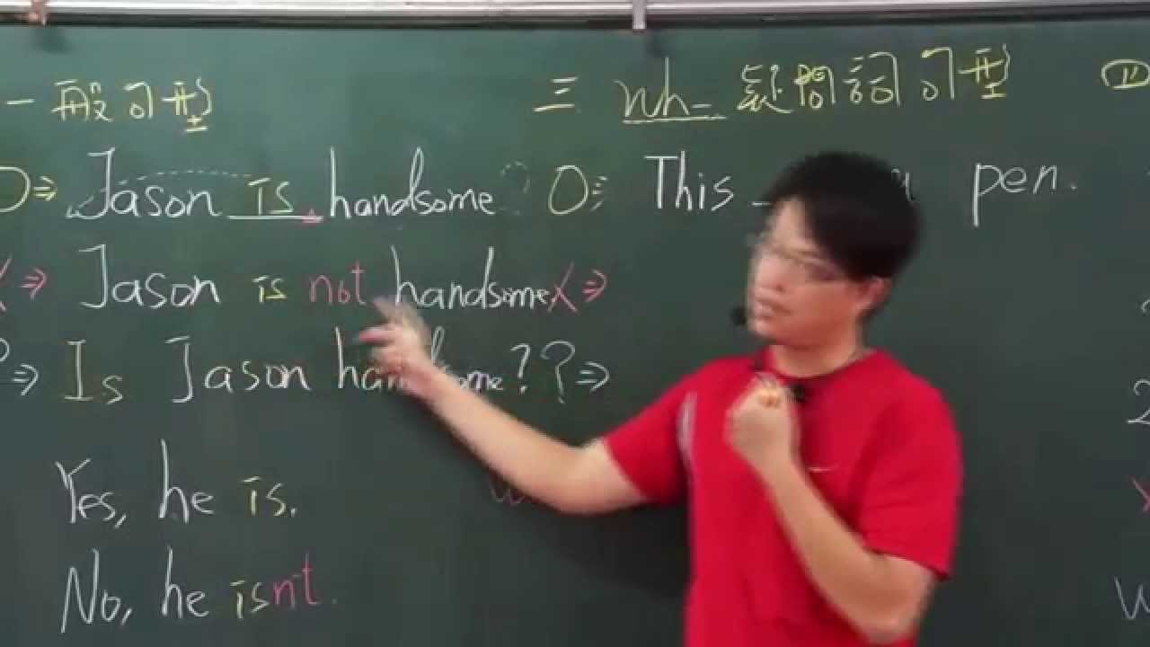 Jason 英文文法教學 1 BE 動詞的基本句型(康軒第一冊第1、2 課：翰林第一冊第1、2課)