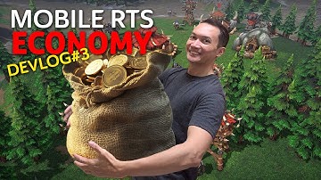 Developing Economy Structure for mobile RTS game - Devlog ep3 #gamedev #indiegame #rts #starcraft