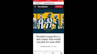 Why doesn't The Athletic's app work better? screenshot 3