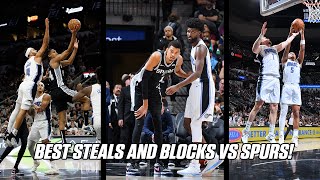 GIVE US THOSE COOKIES | Best Steals and Blocks vs Spurs 1.31.24