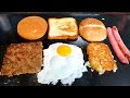 석계역 할머니 토스트 근황, 대왕 햄버거, 대왕 토스트. Amazing Granny Toast, Giant hamburger, Big Toast, Korean street food