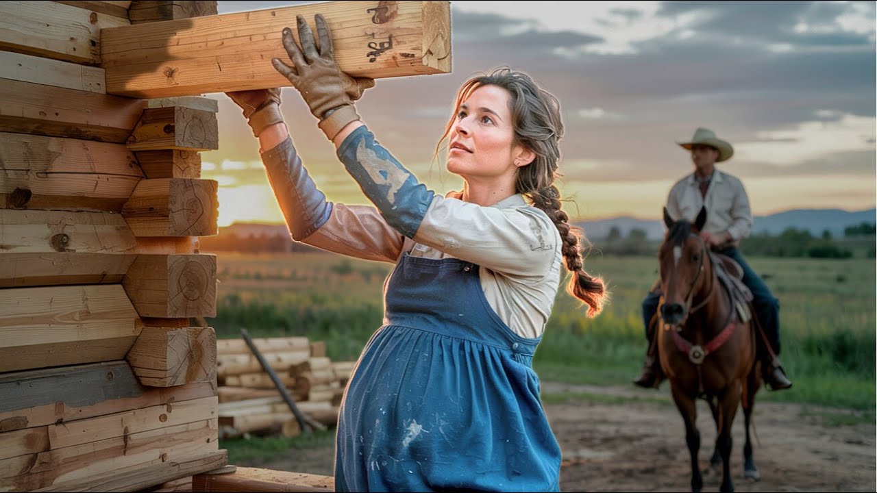 A Pregnant Woman Built A Cabin With Her Bare Hands, Until A Rich Cowboy Saw Her Strength