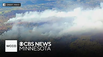 Wildfire raging near on Minnesota's Arrowhead