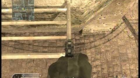 Call of Duty 4 How to get out of Backlot 1 Person Without Old School Mode