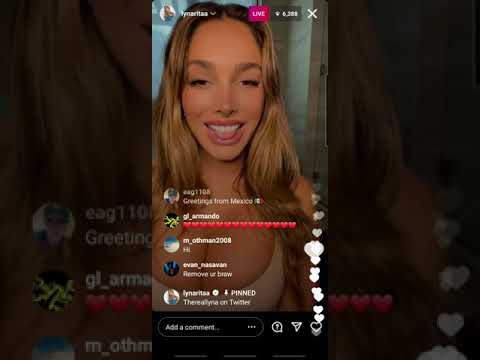 LYNARITAA LYNA PEREZ - INSTAGRAM LIVE BADDIE HOT