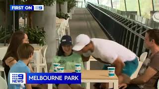 Rafael Nadal - King of tennis meet Anita after match