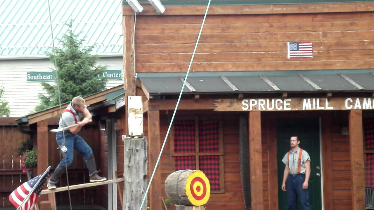The Great Alaskan Lumberjack Show (1), Ketchikan, AK YouTube