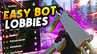 How to get in *BOT LOBBIES* in WARZONE HOW TO GET EASY WARZONE LOBBIES WARZONE SBMM GLITCH
