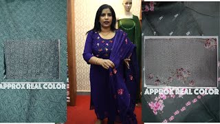 Unstiched churidhar materialsSoft silk,cota cut work, georgette,supernet cota screenshot 2