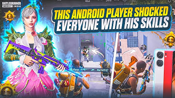A Highly Skilled Android Player | Fastest 4 Finger 1v4 Clutches in BGMI - PUBG Mobile