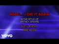 Britney Spears - Oops! I Did It Again (Karaoke)