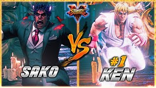 SFV AE 🔥 SAKO (Kage) vs KENPI (#1 Online Ken) | FT3 Set 🔥 SF5 TenSFV