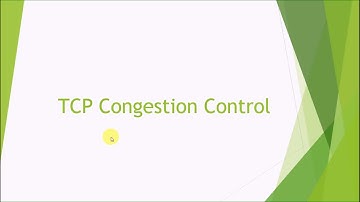 TCP Congestion Control
