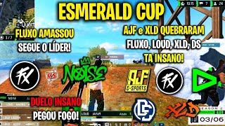 ESMERALD CUP - FLUXO LIMPOU O MAPA 2 BOOYAH E SEGUE LÍDER! NOISE vs FLUXO! AJF E XLD AMASSOU! CLIPS