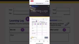 Learning Log How To