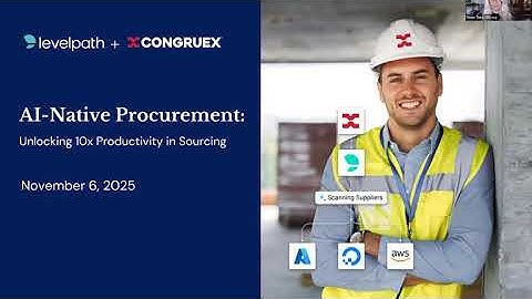 SIG Webinar - AI-Native Procurement: Unlocking 10x Productivity in Sourcing