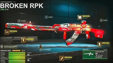 New *BROKEN* RPK LOADOUT in WARZONE 2! 😍 (Best RPK Class Setup) - MW2