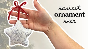 Anyone can make this DIY Mod Podge Ornament