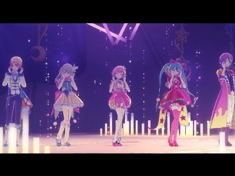 プロセカ　トワイライトライト　3D  MV ワンダショ+初音ミクで！