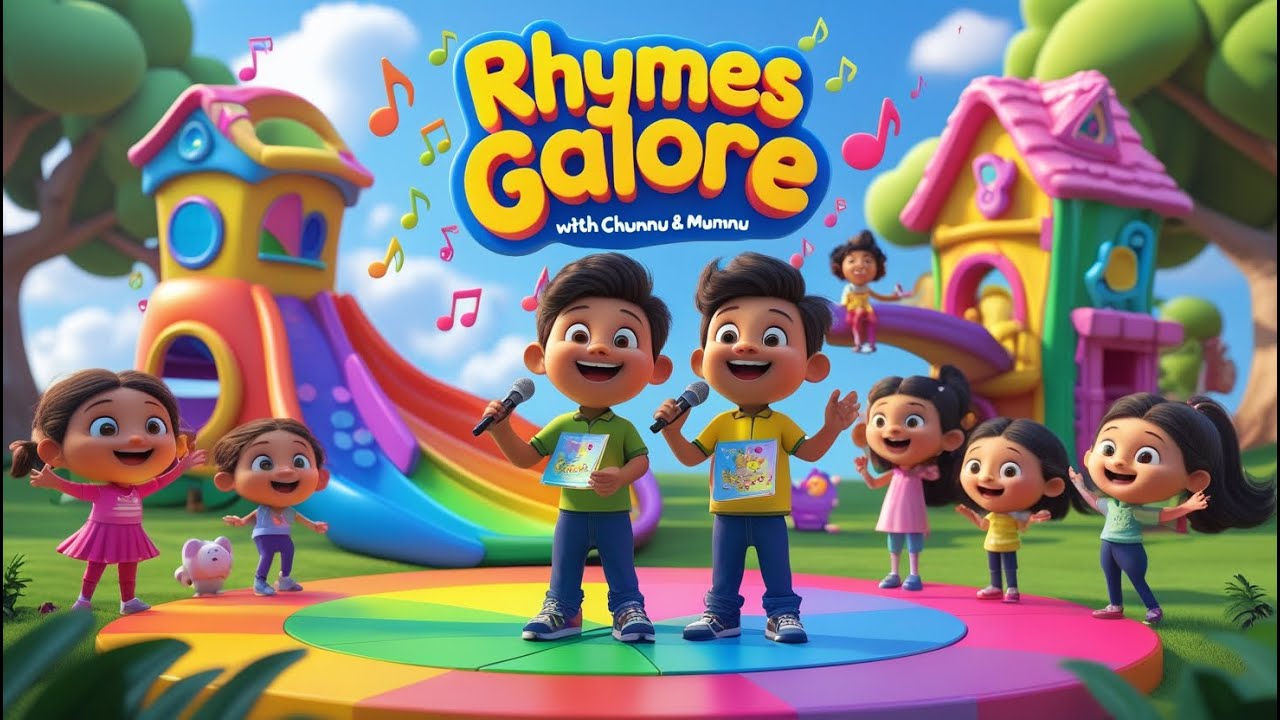 Rhymes Galore with Chunnu & Munnu | Nonstop Fun Songs for Kids | Laugh ...