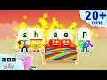 'EE' and More Long Vowels | Learn to Read and Spell for Kids Compilation | Alphablocks