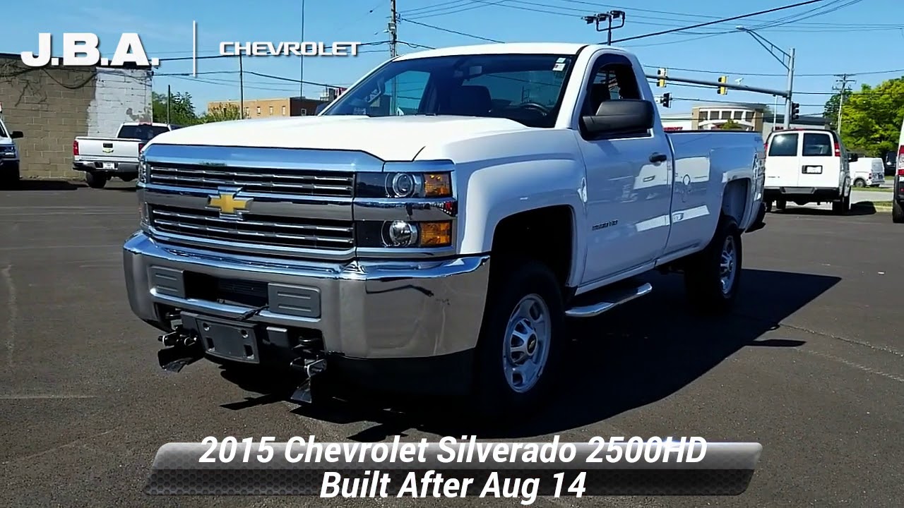 Used 2015 Chevrolet Silverado 2500HD Built After Aug 14 Work Truck