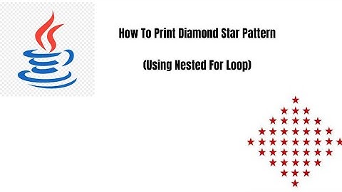 Printing Diamond Star Pattern