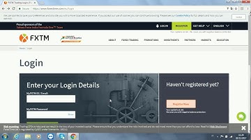 How to open a demo account example with the broker Forextime ECN
