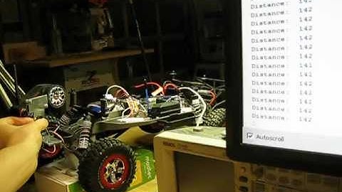 Arduino PLC powering a PING Ultrasonic sensor