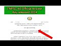 TNPSC AE Official Answer Key released/ TNPSC Assistant Engineer Answer Key released 2024