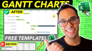 How to Create a Gantt Chart in Excel in 10 Minutes! (FREE Download Included!)