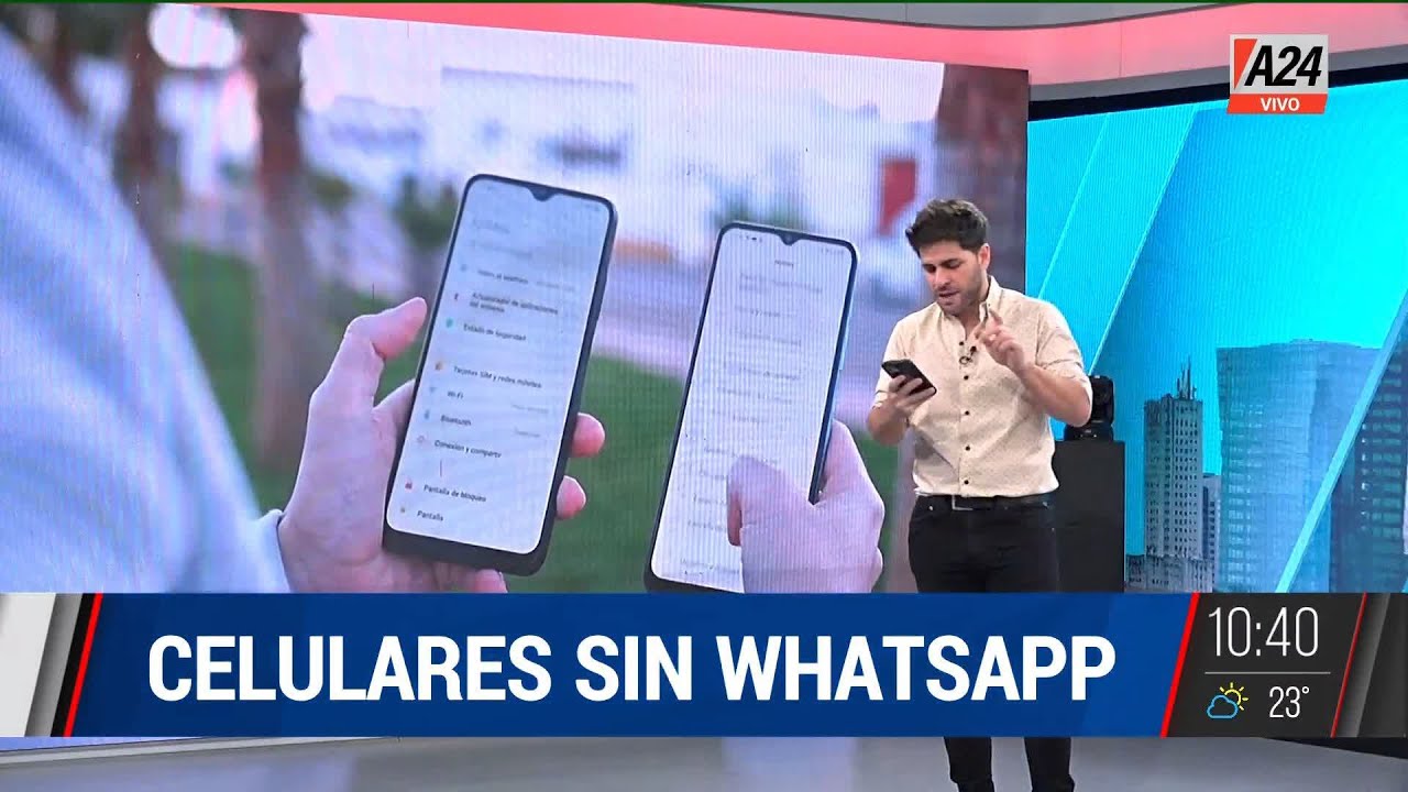 Los celulares que se quedarán sin WhatsApp I A24