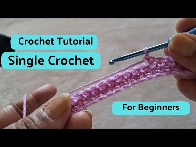 Single Crochet Beginner Workshop – Vintage Arts Inc.