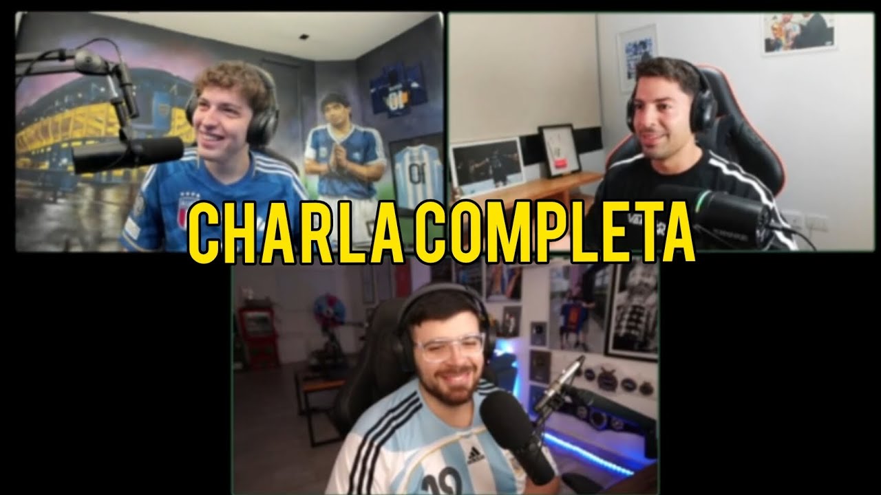 DAVOOXENEIZE, LA COBRA y GASTÓN EDUL: Charla extrafutbolística. (Completa) 